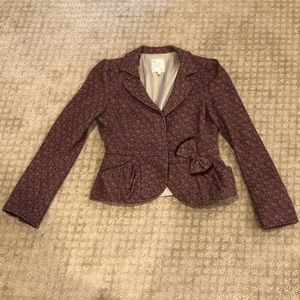 Nanette Lepore Merlot Blazer